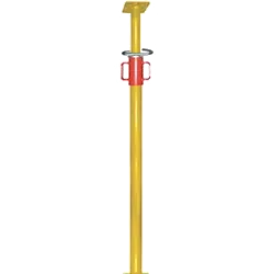 Adjustable steel prop, yellow finish